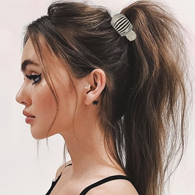 Komplet 3 elegantnih bleščečih sponk za lase z okrasnimi kamenčki