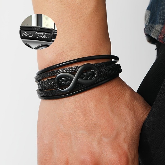 Personalizirana moška gravura s skrito gravuro - napis po želji