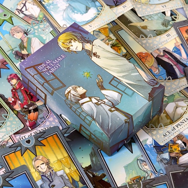 Idealna sorodna duša – Tarot karte v anime slogu 