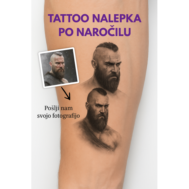 Personaliziran moški tattoo po naročilu 