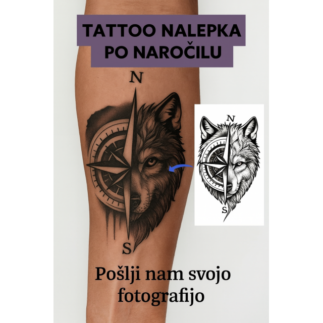 Personaliziran moški tattoo po naročilu 