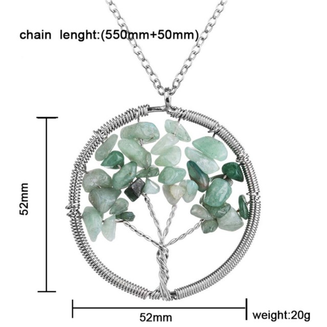 Verižica DREVo, zeleno