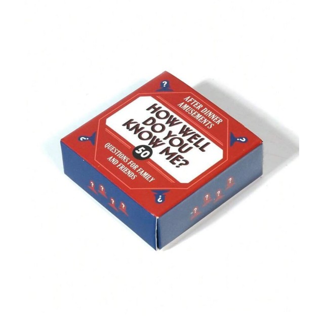 Igralne karte za pare HOW WELL DO YOU KNOW ME? 