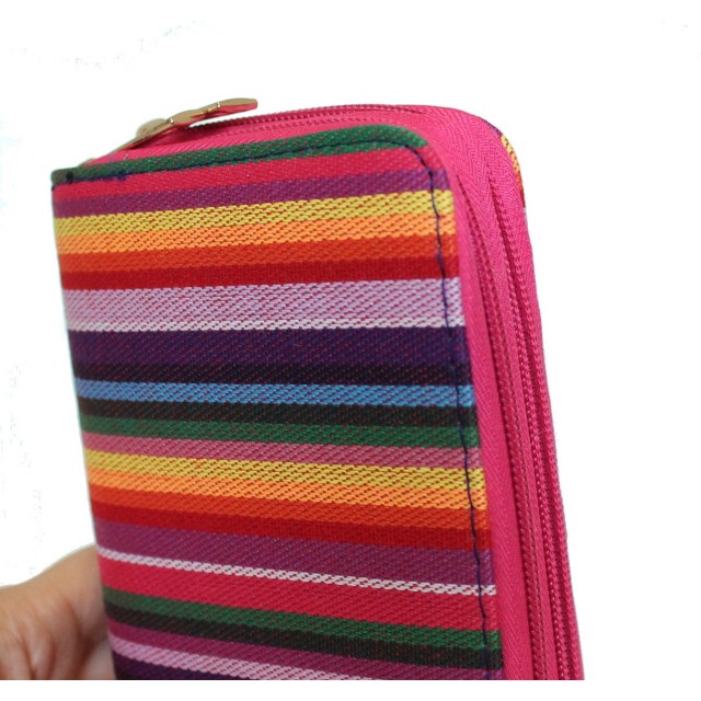 Denarnica PISANA, Z DVOJNO ZADRGO