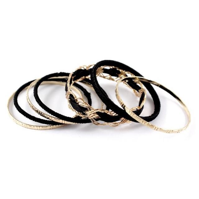 Set zapestnic antično zlat