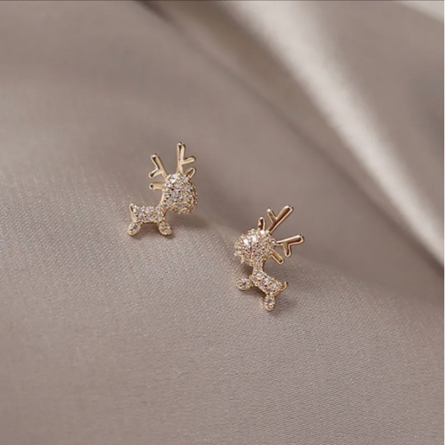 Uhani jelenček v 3 barvah