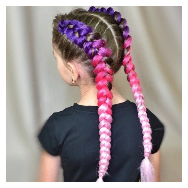 Lasni podaljšek za kitke clip on - 8 barv