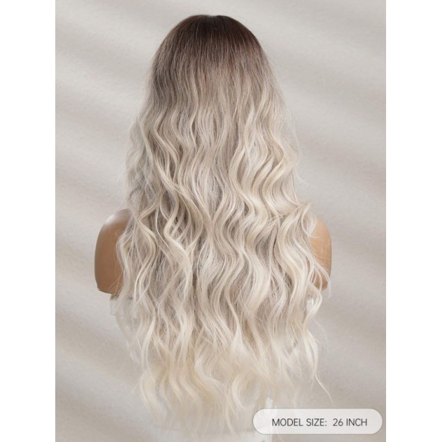 Dolga valovita blond ombre lasulja