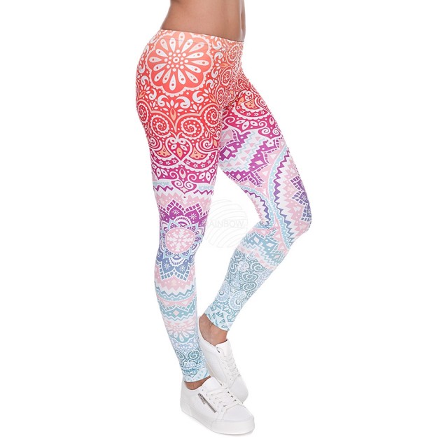 Pajkice aztek potisk roza LEG-061