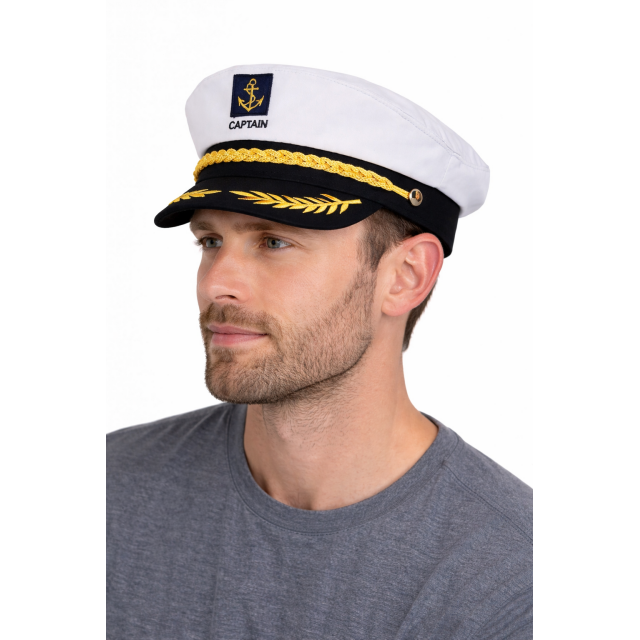 Moška mornarska kapa Captain