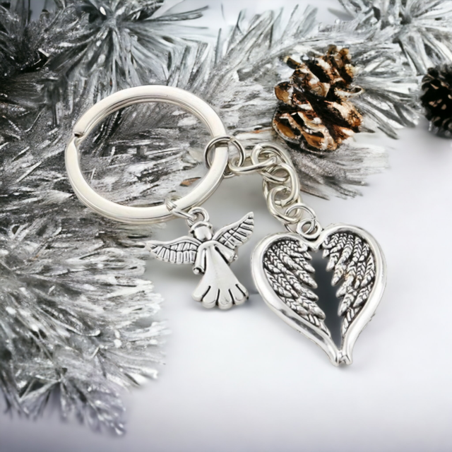 Obesek za ključe ANGEL IN ANGELSKA KRILCA