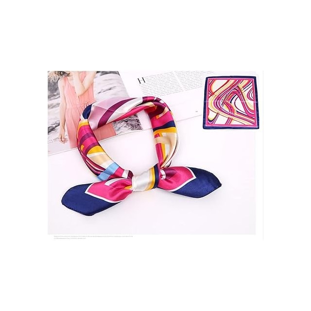 Elegantna kvadratna ruta s pisanim geo potiskom