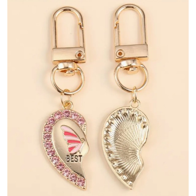 Komplet dveh obeskov za ključe BEST FRIENDS