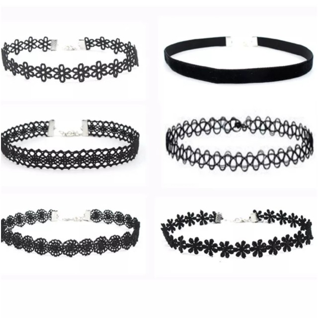 Choker verižice 6 delni akcijski komplet CH237