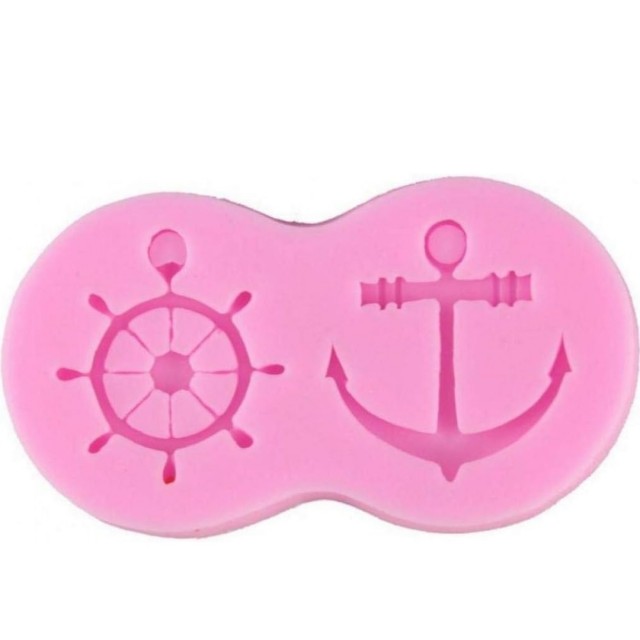 Mini silikonski kalup za svečke morski motiv