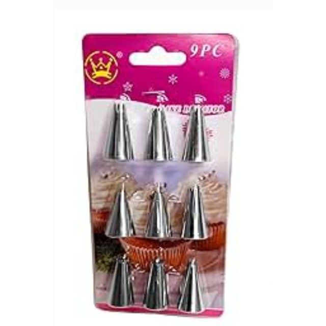 Komplet z 9 nastavki za dekoracijo svečk