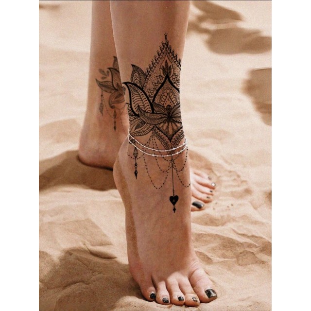 2 delni komplet začasnih tattoo nalepk 