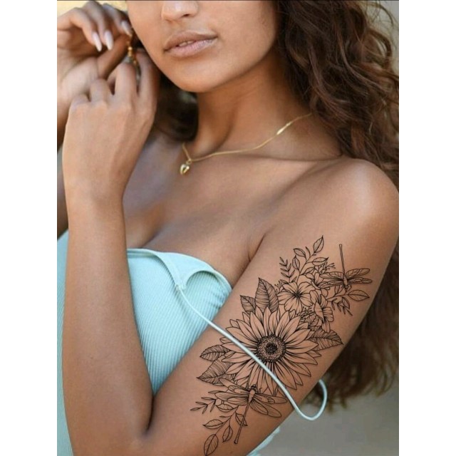 Set 5 večjih tattoo nalepk 