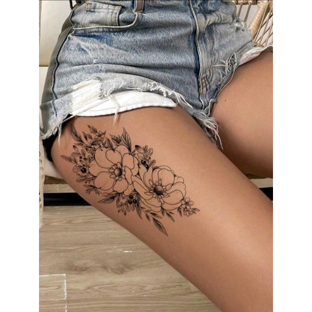 Set 5 večjih tattoo nalepk 