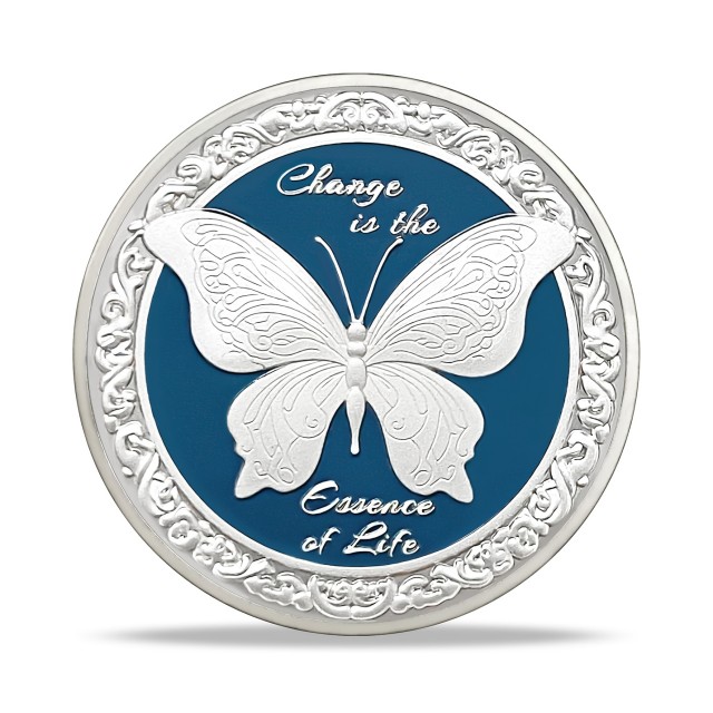 Spominski kovanec Metulj – Preobrazba in nova priložnost