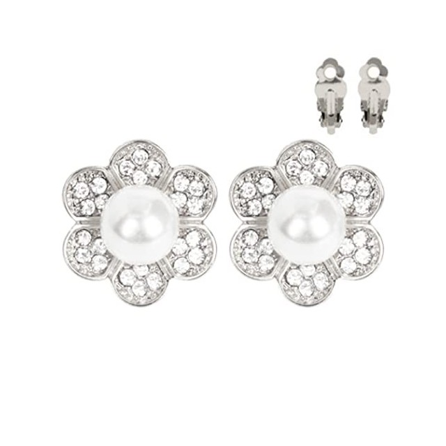 Elegantni uhani rožice (luknjice niso potrebne) 