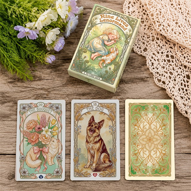 Lenormand karte Devet življenj – 39 kart