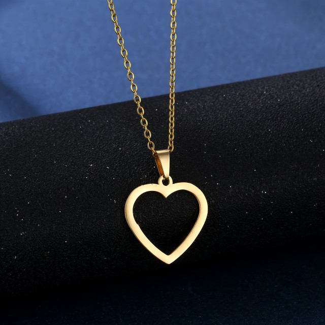 Komplet nakita iz nerjavečega jekla, verižica in uhani