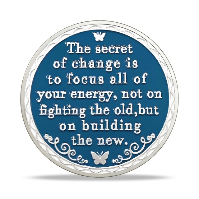 Spominski kovanec Metulj – Preobrazba in nova priložnost