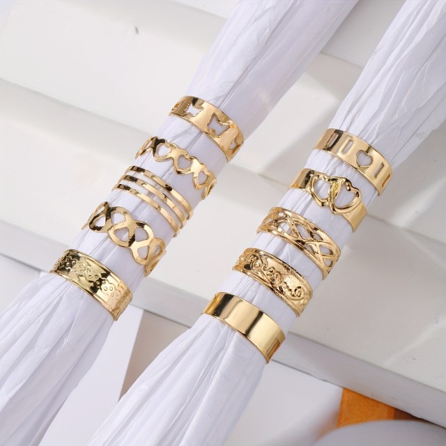 Komplet 10 nastavljviih prstanov za noge, 2 barvi