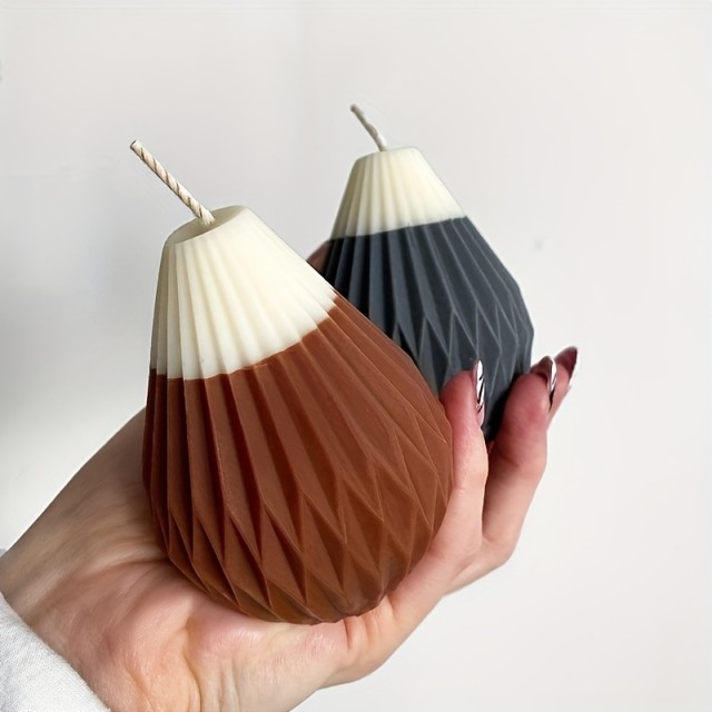 3D Silikonski kalup za izdelavo sveč v obliki hruške