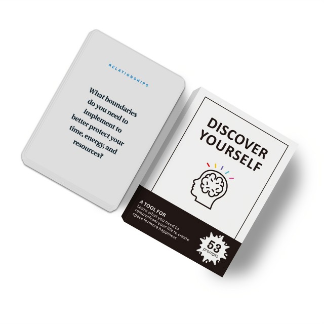 Komplet kart: Odkrij sebe – za samorefleksijo