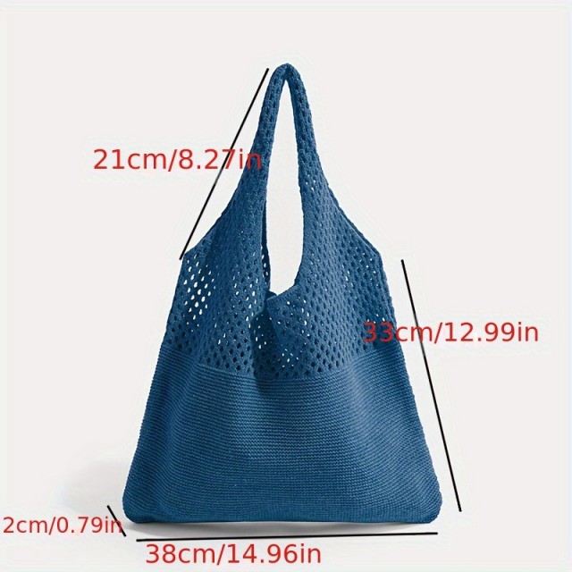 Ženska pletena torba za čez ramo 6 barv na voljo