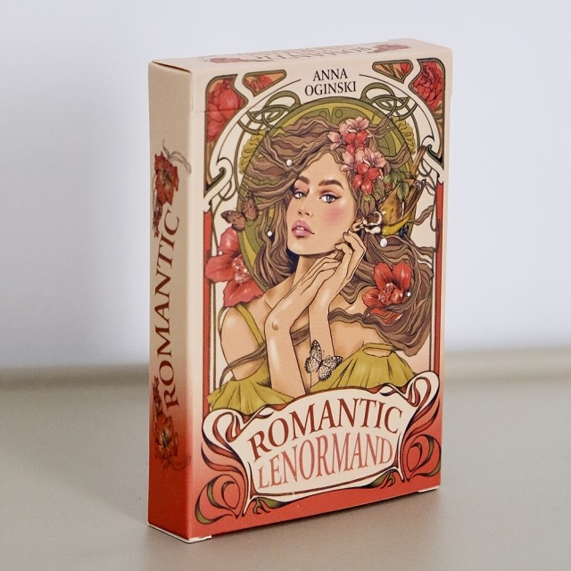 Romantični Lenormand – orakeljske karte v stilu Art Nouveau