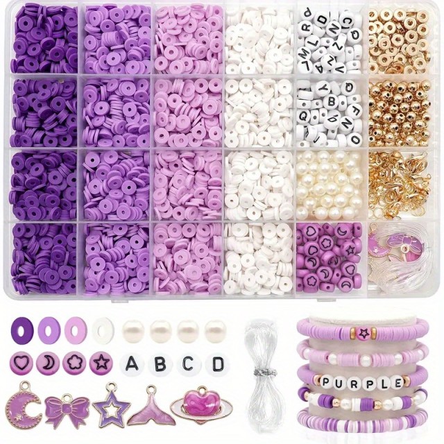 Komplert za izdelavo nakita v vijola odtenkih