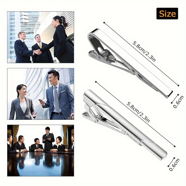 Komplet 3 sponk za kravato