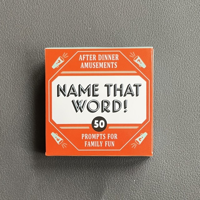 Igra s kartami - Name That Word! 50 izzivnih vprašanj