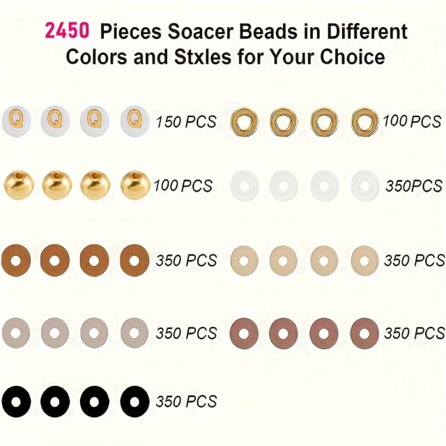 Komplet za izdelavo nakita z 2450 perlicami