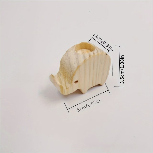 Naravni leseni difuzor za eterična olja v obliki slončka