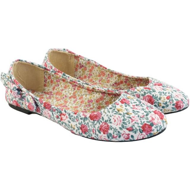 Balerinke cvetlične bele C-101-WHITE