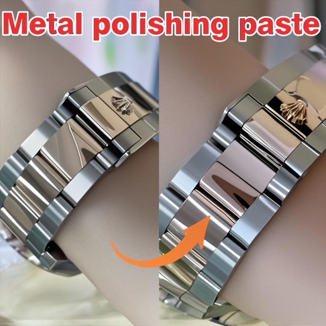 Krema za hitro poliranje prask – Obnova ur, nakita in kovinskih površin (30 g + gobica)