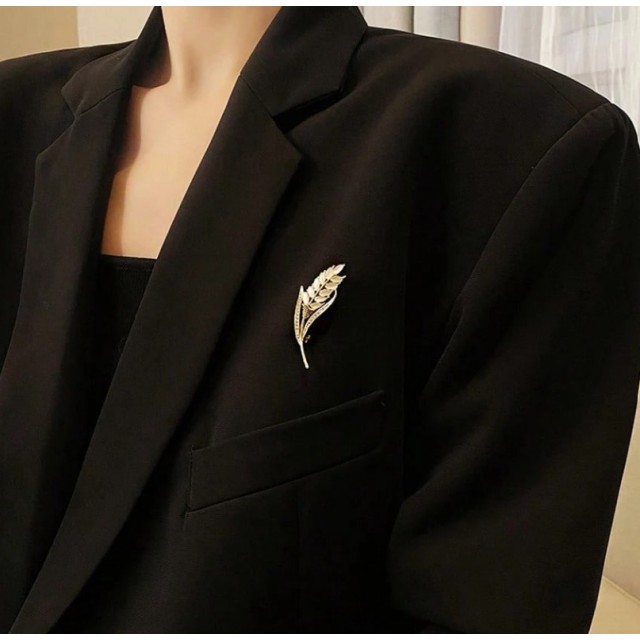 Elegantna broška pšenično klasje 