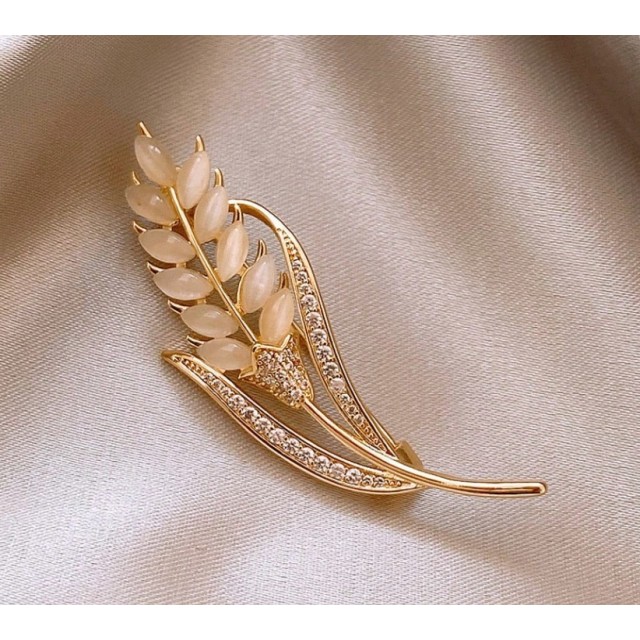 Elegantna broška pšenično klasje 