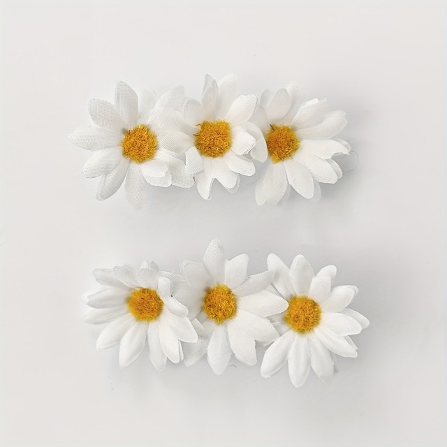 Komplet 2 poletnih lasnic z marjeticami