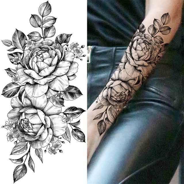 Začasna tatu nalepka z motivom potonike