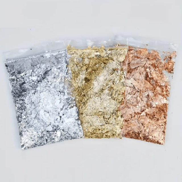 Komplet 9 folij listov za okrasitev sveč in mil