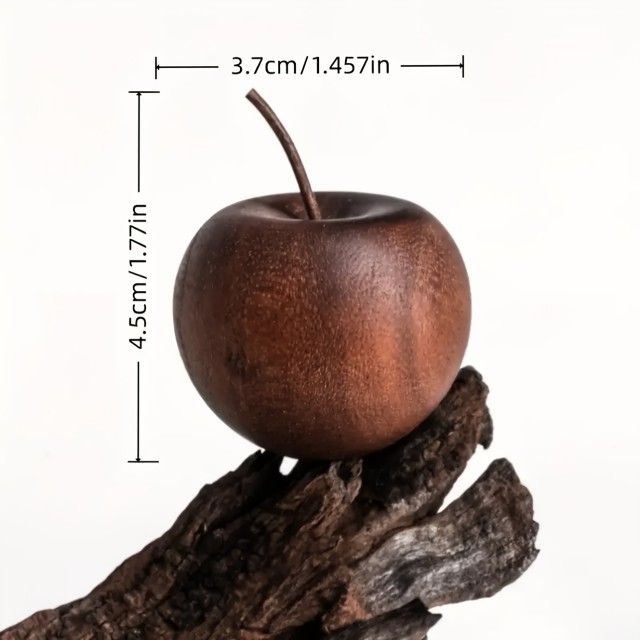 Lesen naraven difuzor v obliki jabolka temen les