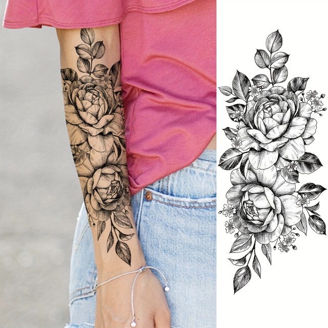 Začasna tatu nalepka z motivom potonike