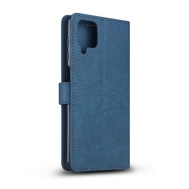 Ovitek za mobilni telefon iz umetnega usnja moder (Samsung Galaxy A36)