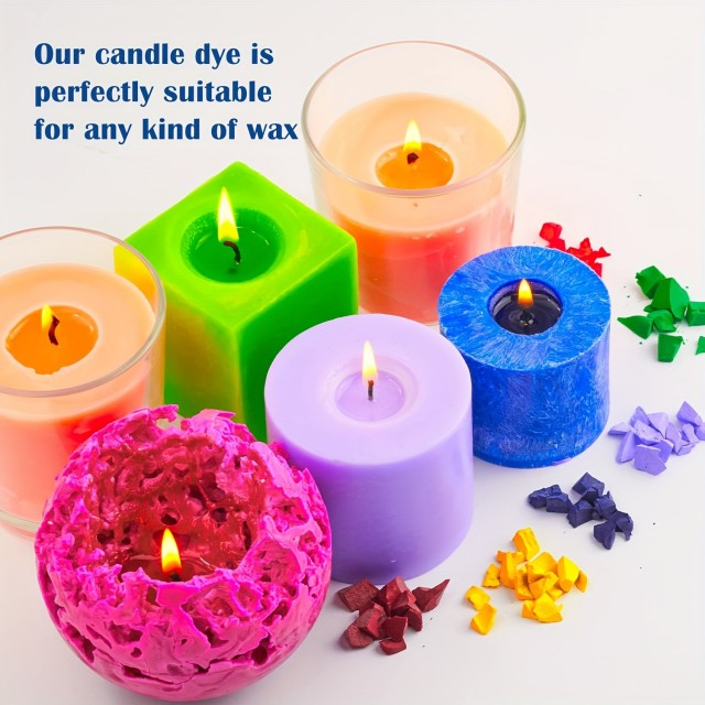 Premium set barv za sveče s 16 živahnimi barvami 5g 