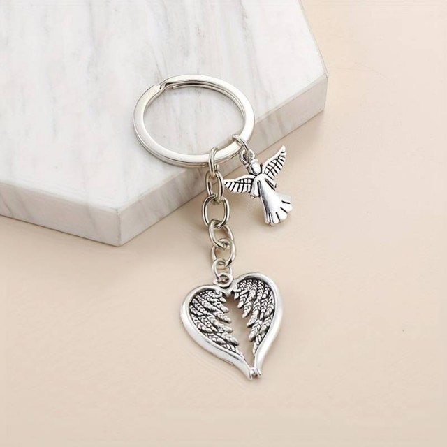 Obesek za ključe ANGEL IN ANGELSKA KRILCA